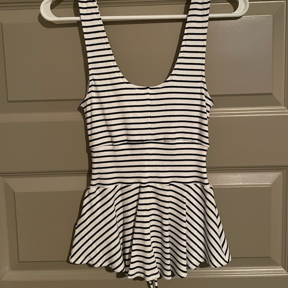Striped corset style tank top- Express, Size Small - Picture 2 of 3